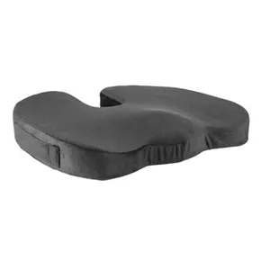 Párna, fenék alatt, ergonomikus, fekete, memóriahabos, Powerton